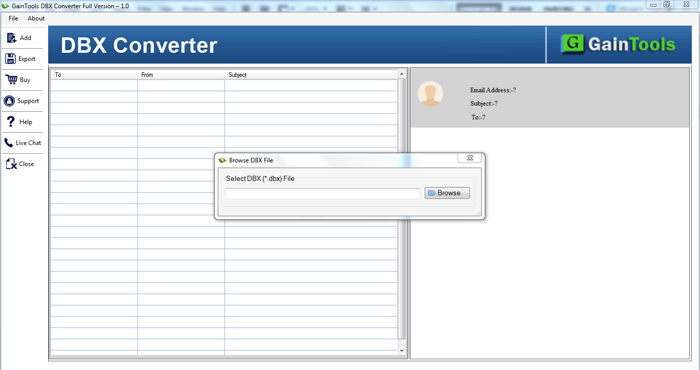 Convert DBX files with full accuracy using this converter!